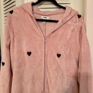 Vs pink thermal onesie